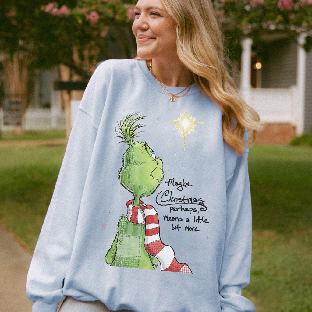 Grinch Christmas Sweatshirt – Funny Shirt – Grinchmas Tee – product image 6
