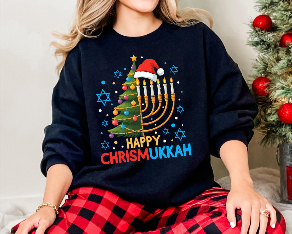 Happy Chrismukkah Shirt – Festive Christmas & Hanukkah product image 4