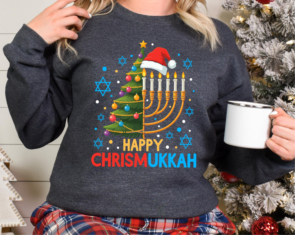 Happy Chrismukkah Shirt – Festive Christmas & Hanukkah product image 3