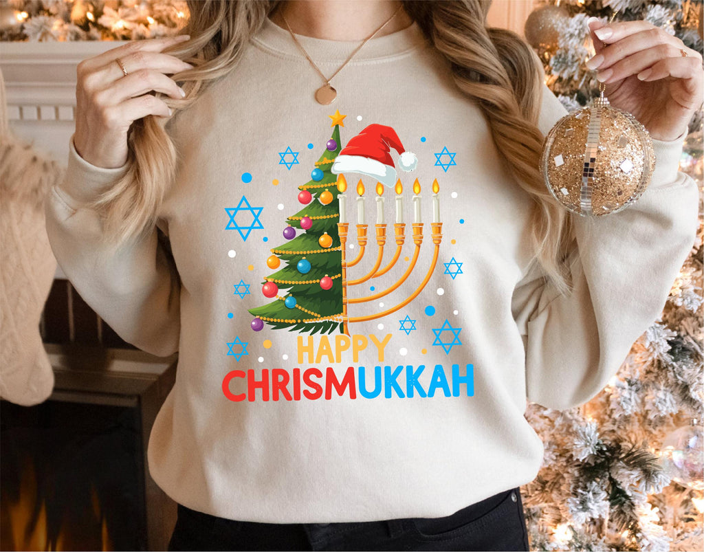 Happy Chrismukkah Shirt – Festive Christmas & Hanukkah product image 2