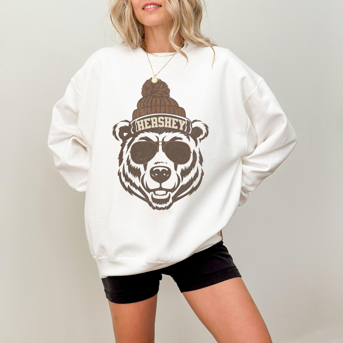 Hershey Hockey Sweatshirt – Bear Mascot Inspired Crewneck product image 4