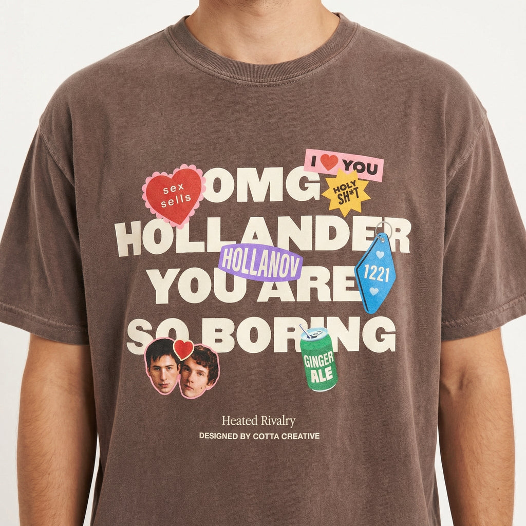 Hockey Romance Fan Graphic T-Shirt – OMG Statement Unisex product image 2