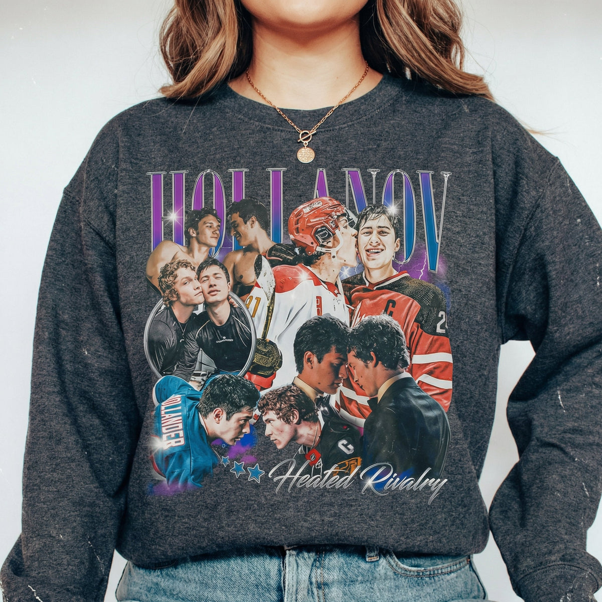 Hollanov Hockey Romance Inspired T-Shirt - Vintage Fan product image 2