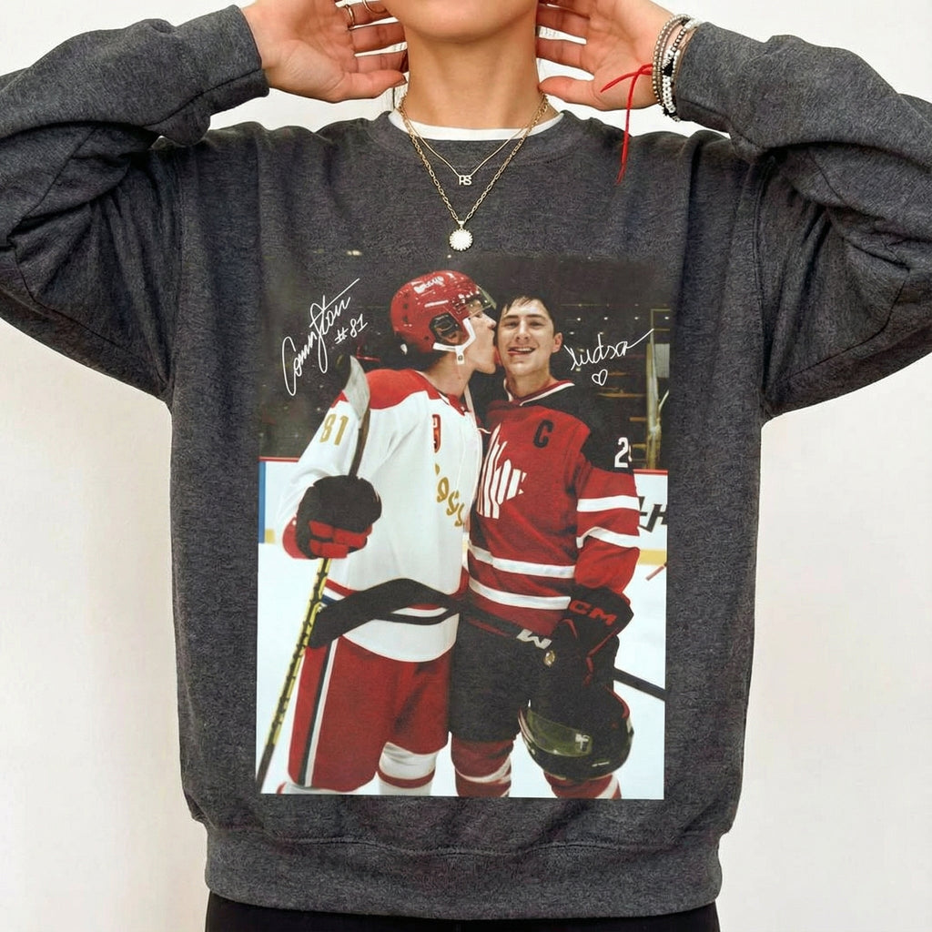 Hollanov Inspired Shirt – Ice Hockey Romance Style Graphic product image 6