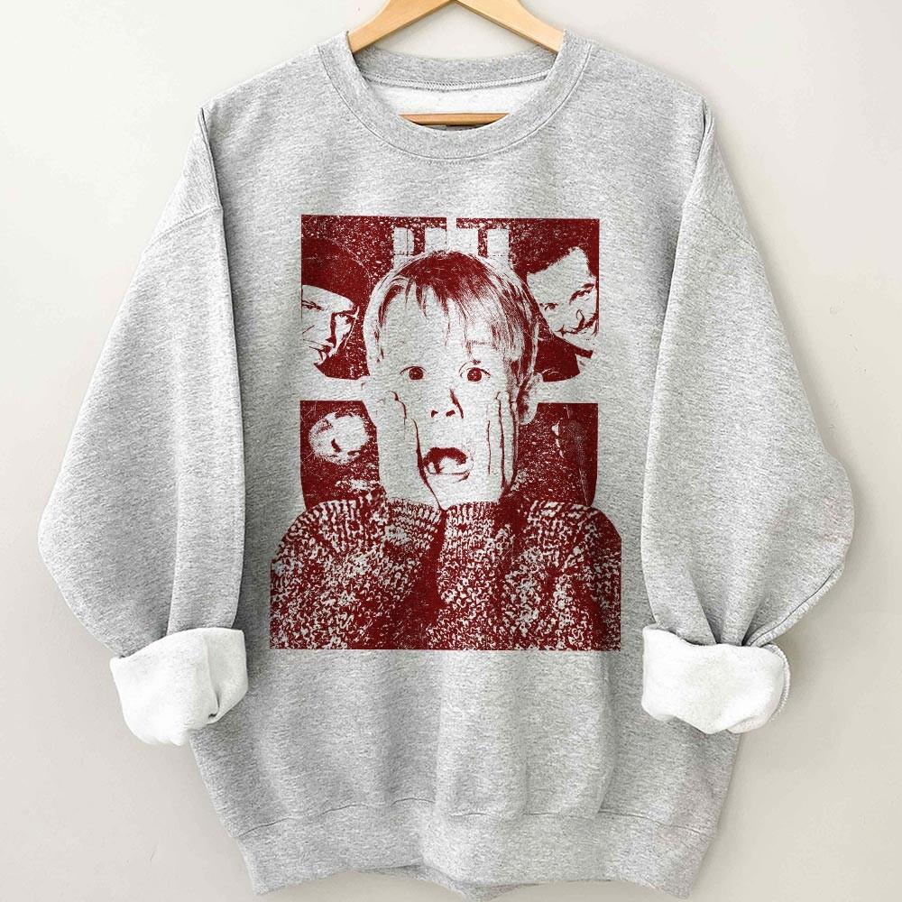 Funny Christmas Vintage Shirt – Classic Holiday Home Alone product image 2