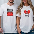 Hubby and Wifey Funny Matching T-Shirts For Couples product image 1