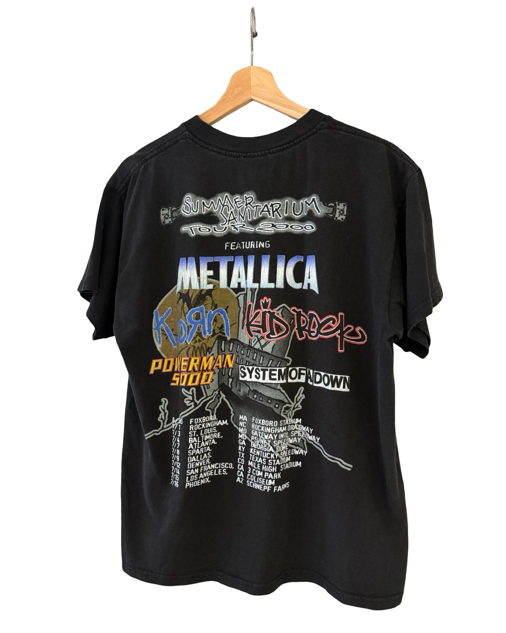 Vintage 2000 Metallica Summer Sanitarium Korn System Of A product image 2
