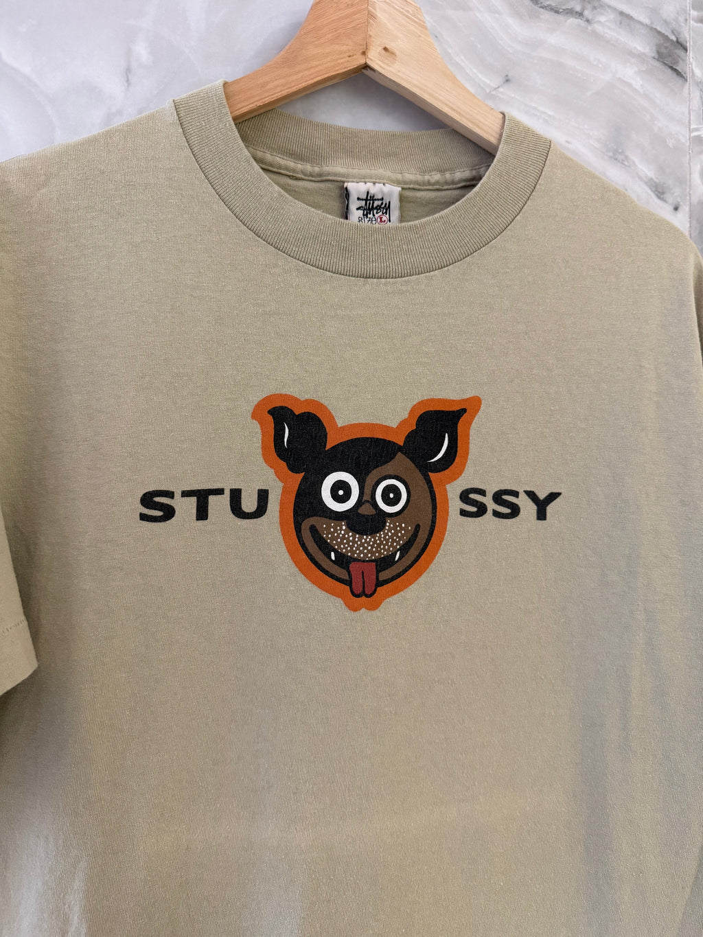 Vintage 90s Stussy Smiling Dog Tee product image 2