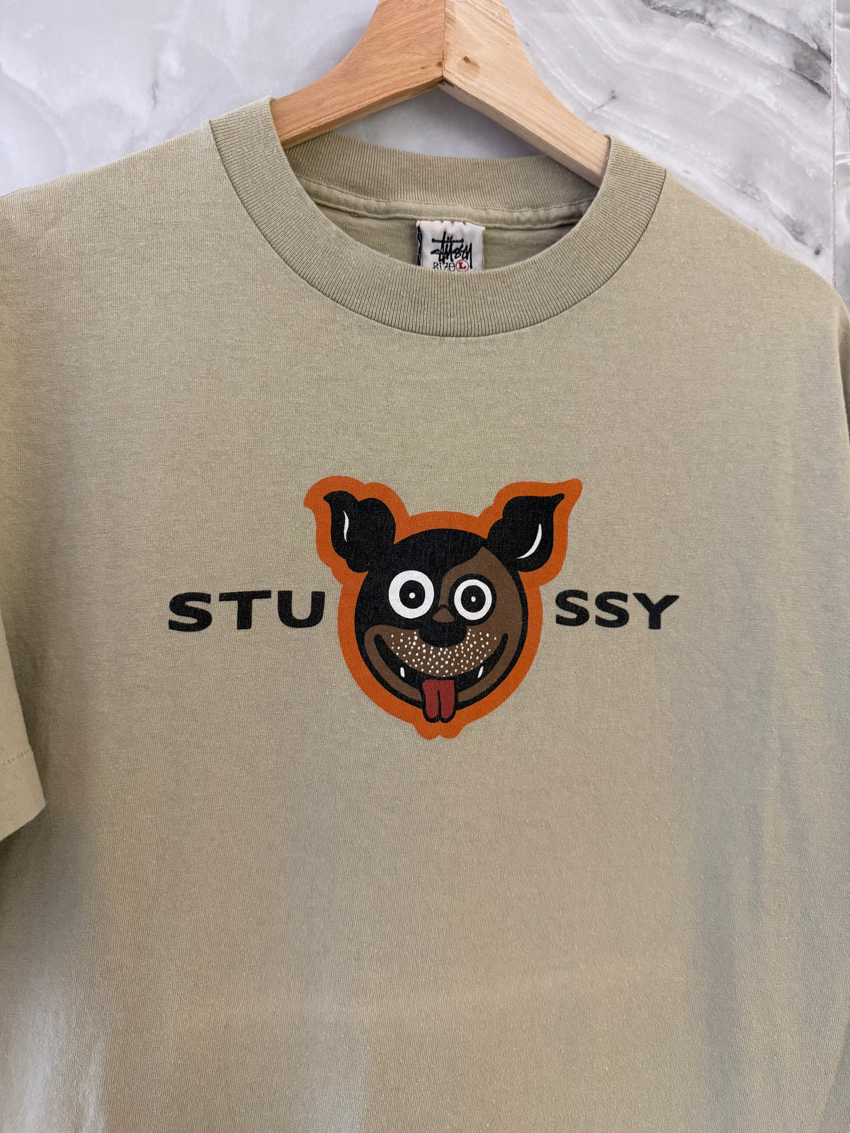 Vintage 90s Stussy Smiling Dog Tee product image 2