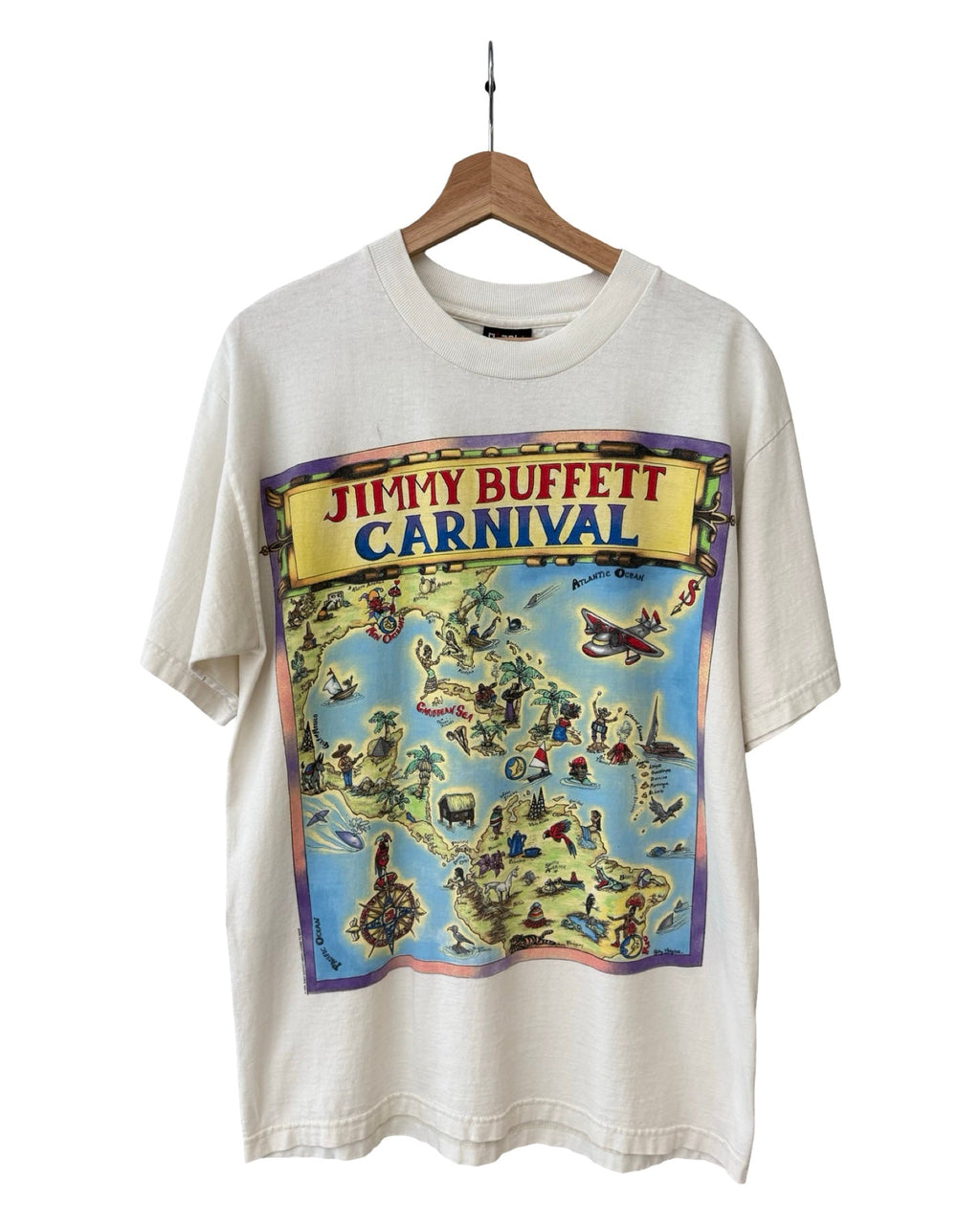 Vintage 1998 Jimmy Buffett Carnival Tour Band Tee product image 1
