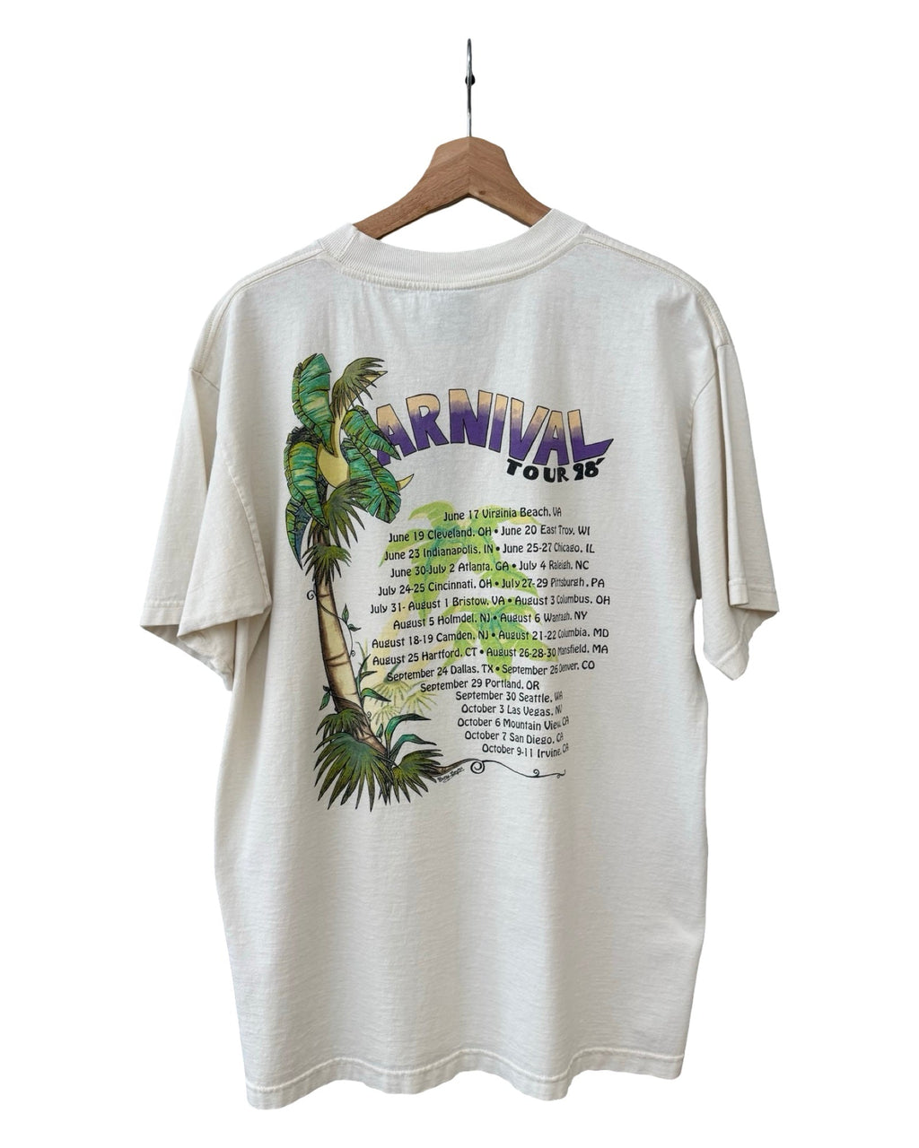 Vintage 1998 Jimmy Buffett Carnival Tour Band Tee product image 2
