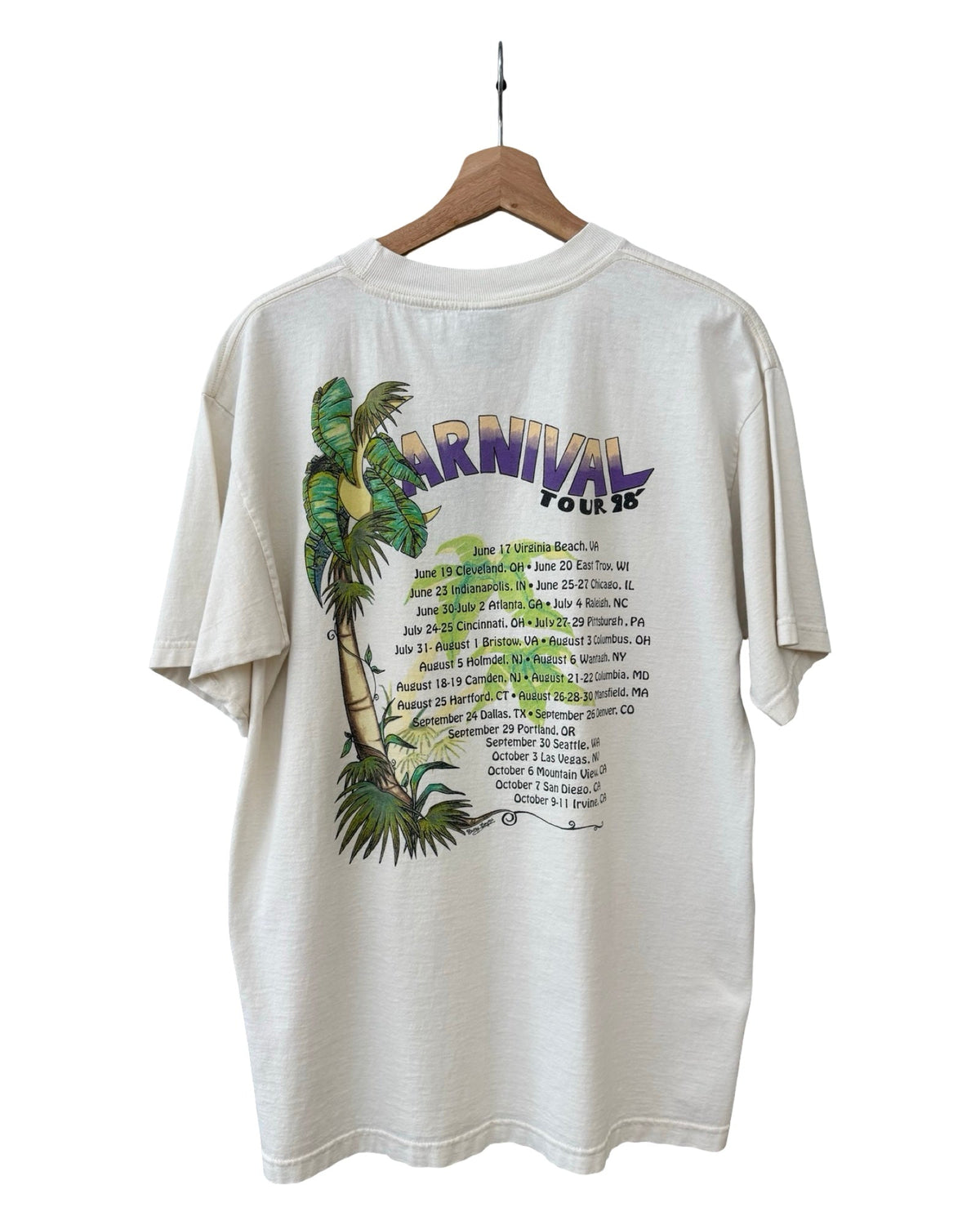 Vintage 1998 Jimmy Buffett Carnival Tour Band Tee product image 2