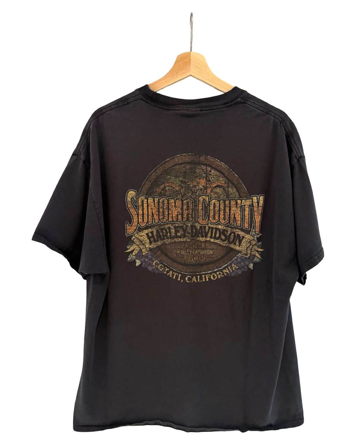 Vintage Harley Davidson Sonoma County California Pig Tee product image 2