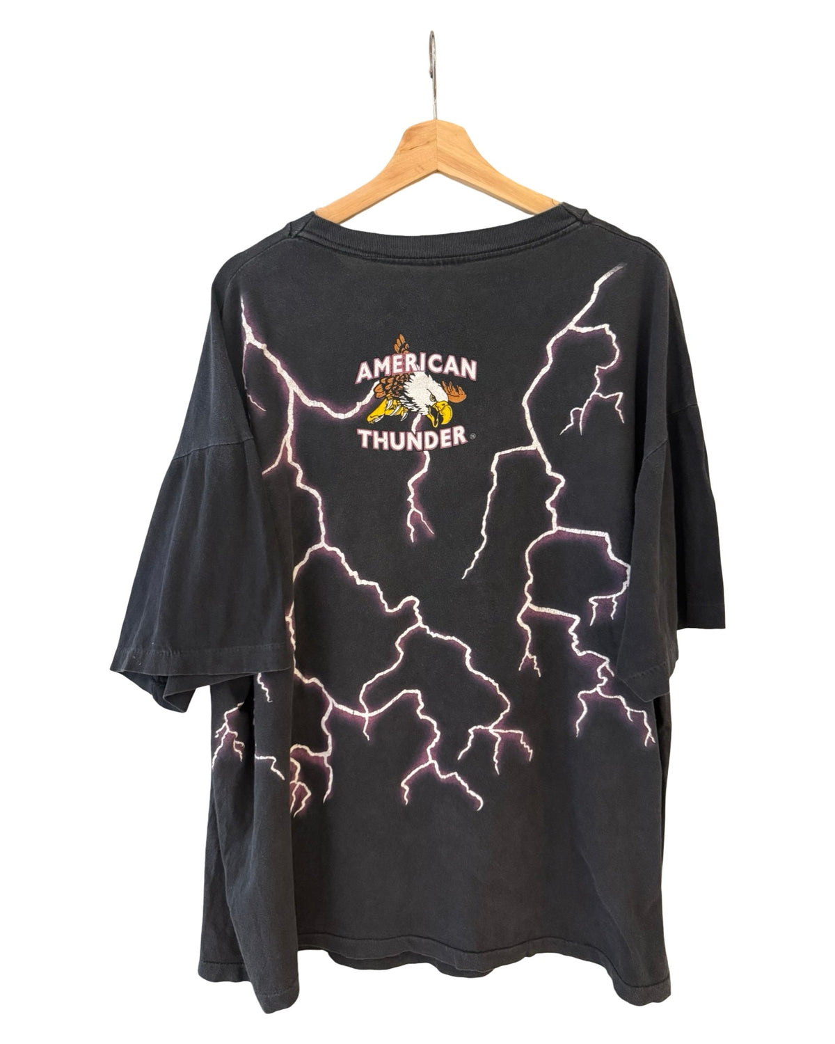 Vintage 90s American Thunder Eagle All Over Print Tee product image 2