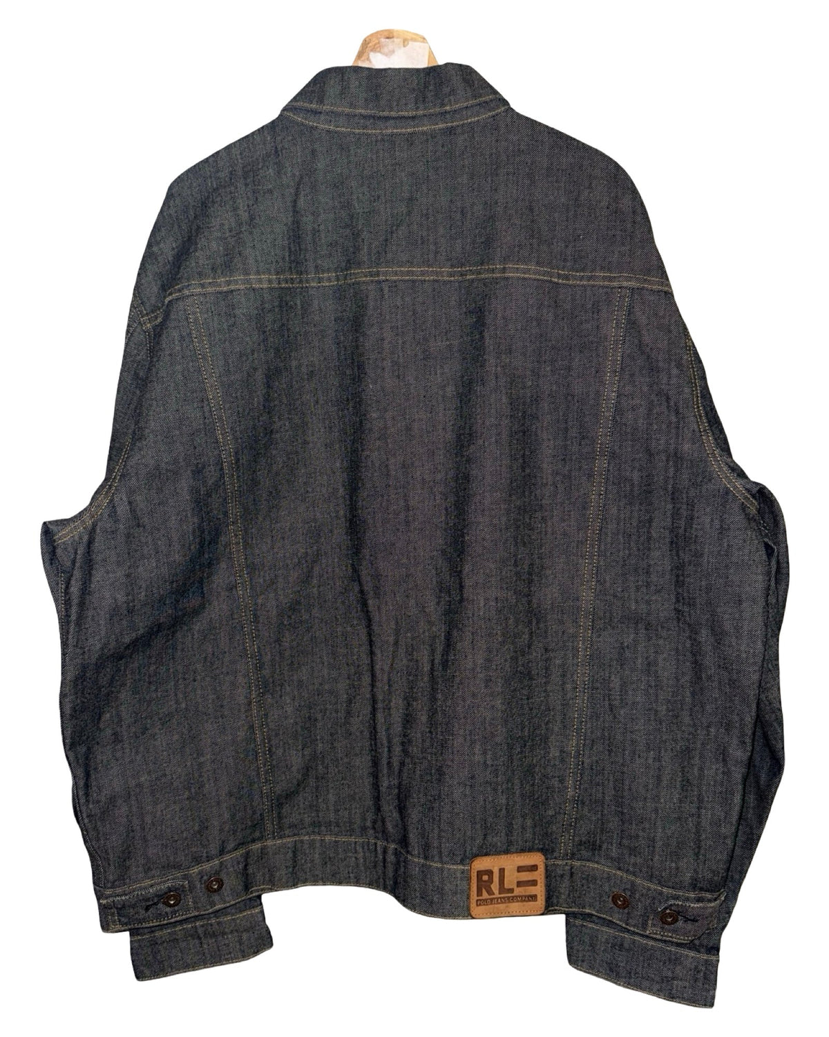 Vintage 90s Polo Ralph Lauren Black Denim Oversized Jean product image 2
