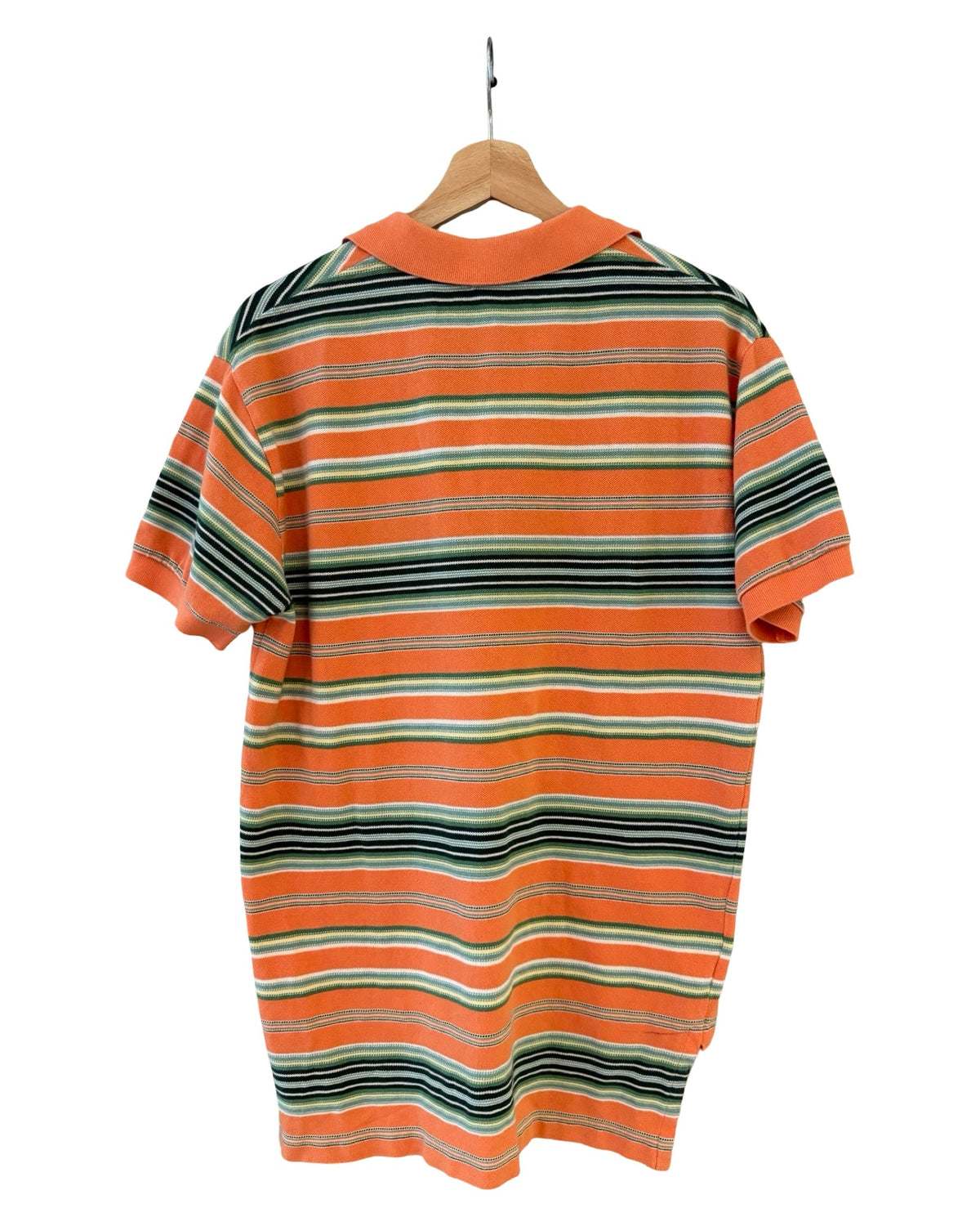 Vintage y2k Polo Ralph Lauren Orange Striped Shirt product image 2