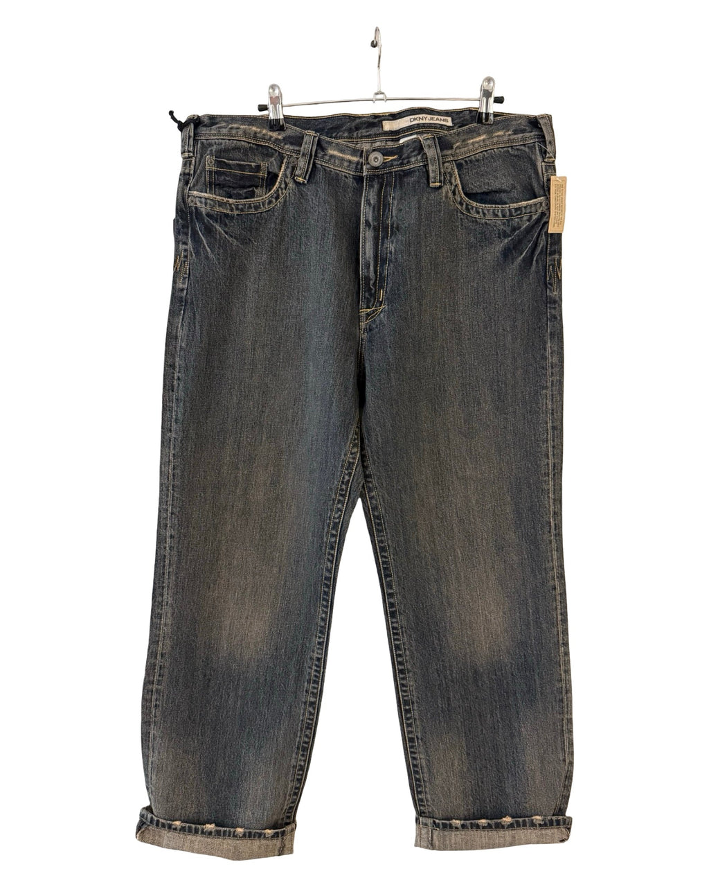 Vintage y2k DKNY Brooklyn Distressed Denim Jeans