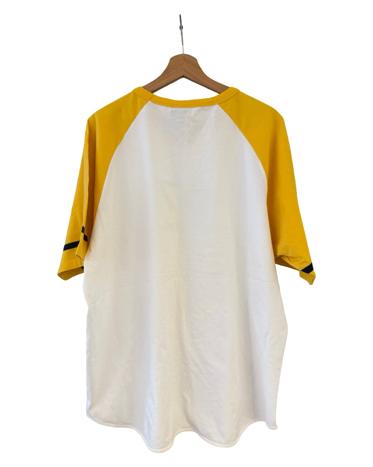 Vintage 90s Polo Jeans Ralph Lauren 67 Yellow Baseball Tee product image 2