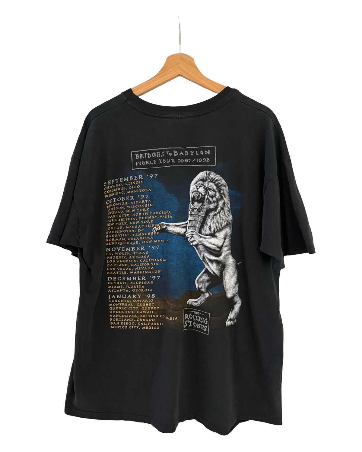 Vintage 1997 The Rolling Stones Bridges To Babylon Band product image 2