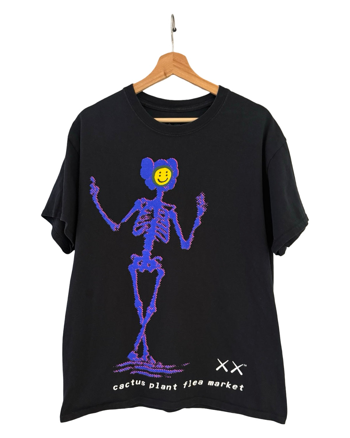 Kaws x Cactus Plant Flea Market Skeleton Tee product image 1