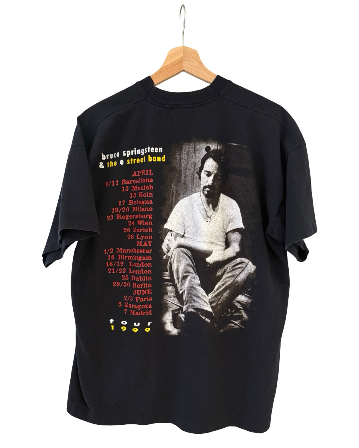Vintage 1999 Bruce Springsteen European Band Tour Tee product image 2