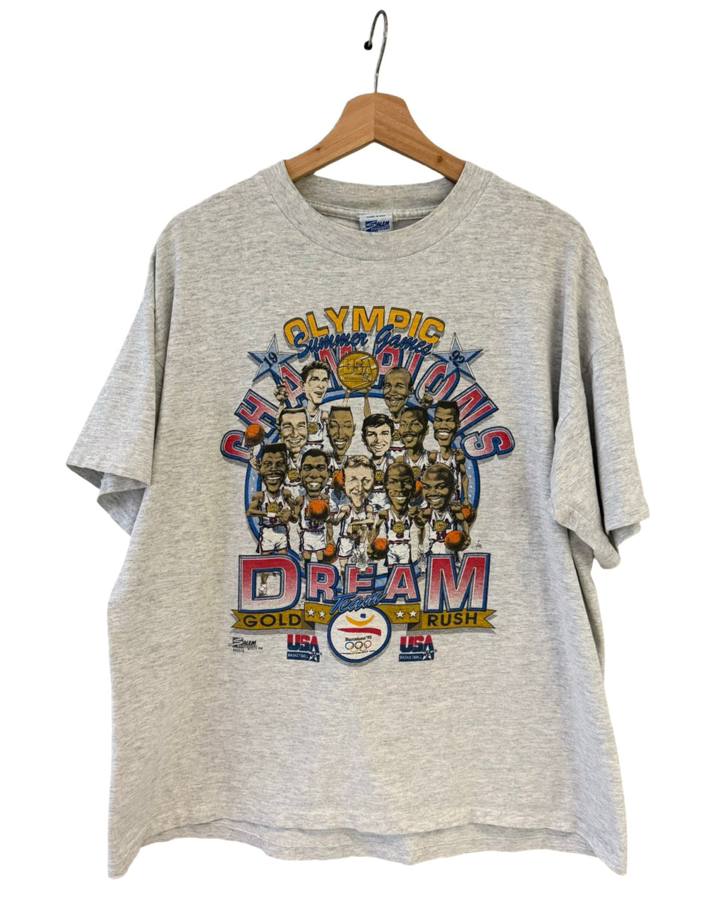 Vintage 1992 USA Olympics Barcelona Jordan Pippen Bird product image 1