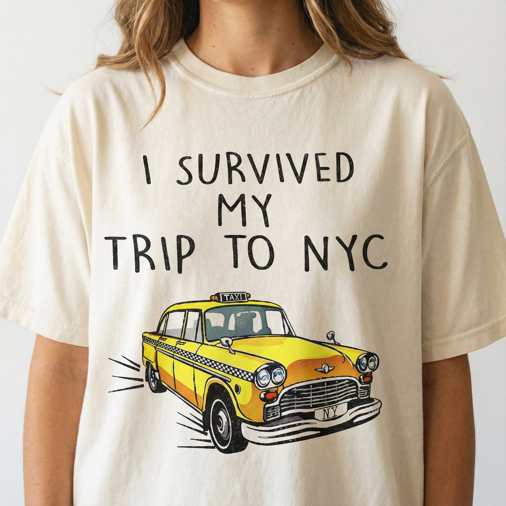 I Survived My Trip to NYC Graphic T-Shirt - Funny Travel product image 1