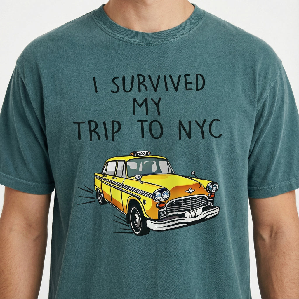 I Survived My Trip to NYC Graphic T-Shirt - Funny Travel product image 3