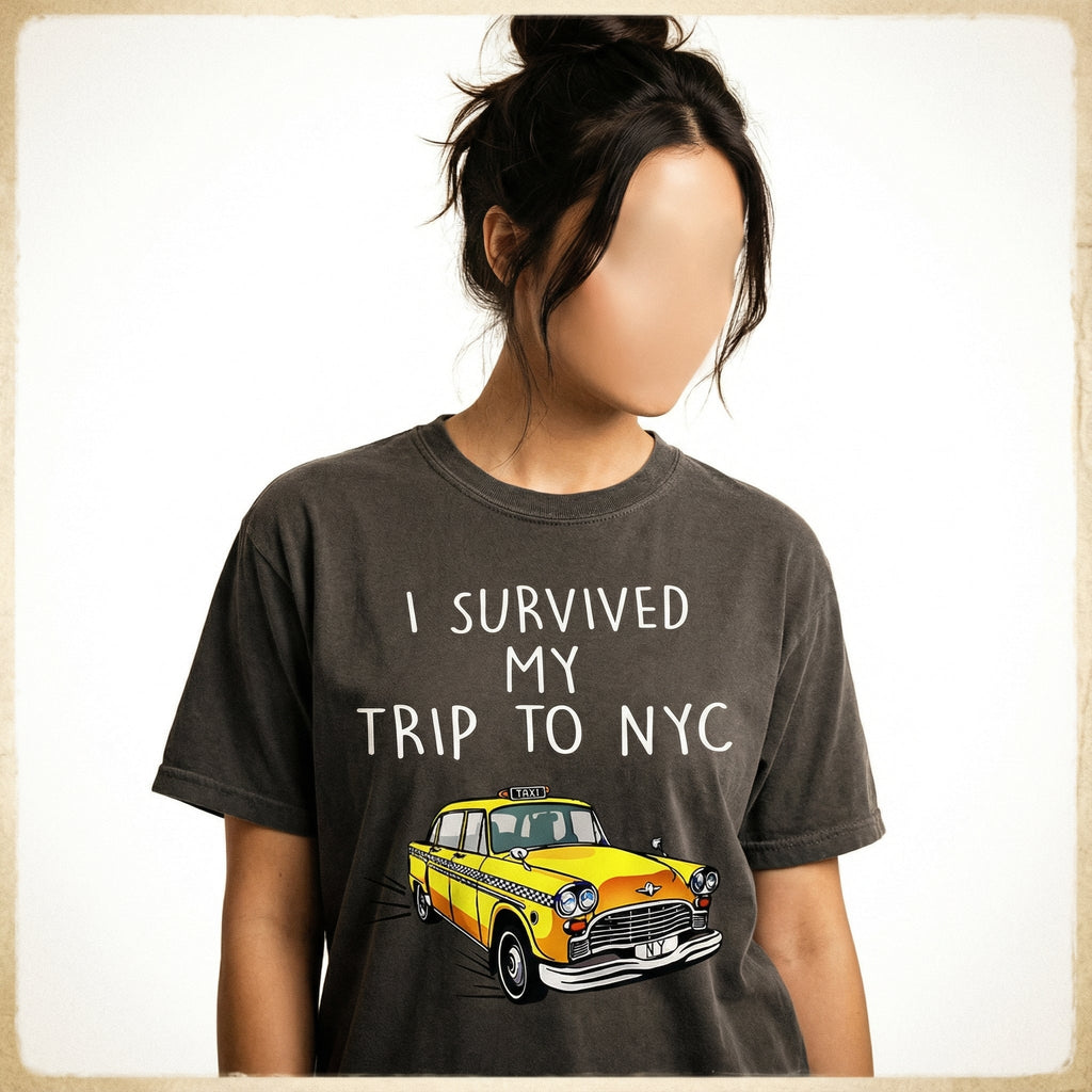 I Survived My Trip to NYC Graphic T-Shirt - Funny Travel product image 4