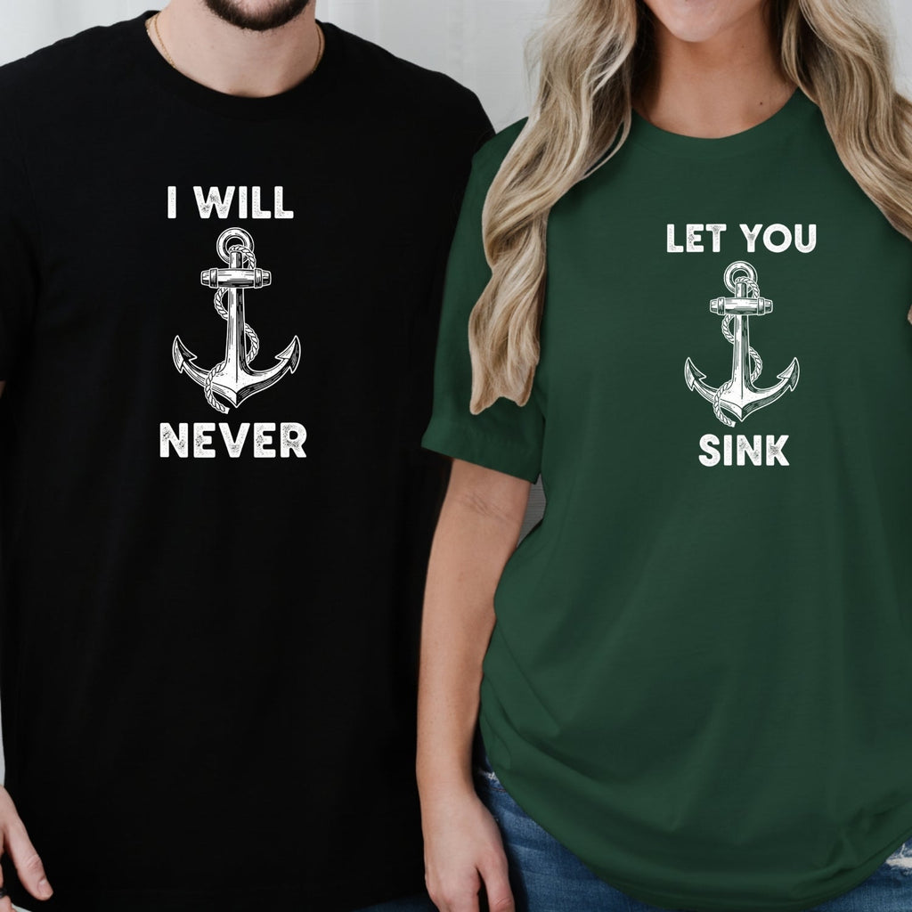 I Will Never Let You Sink Matching T-Shirts For Couples product image 10