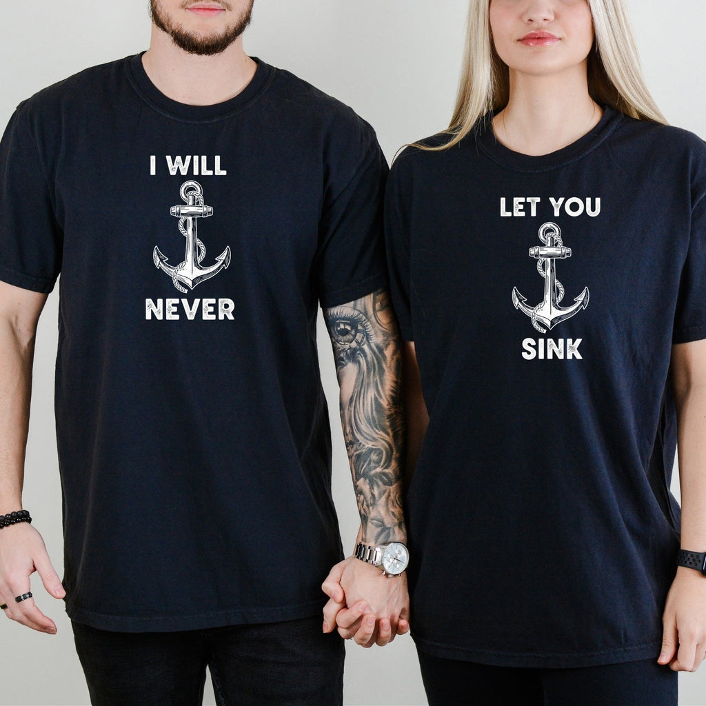 I Will Never Let You Sink Matching T-Shirts For Couples product image 13