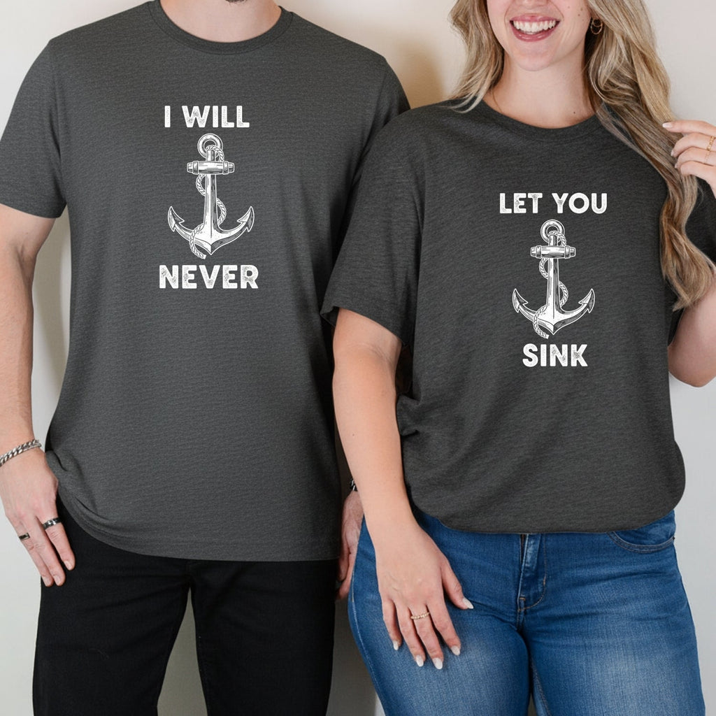 I Will Never Let You Sink Matching T-Shirts For Couples product image 7