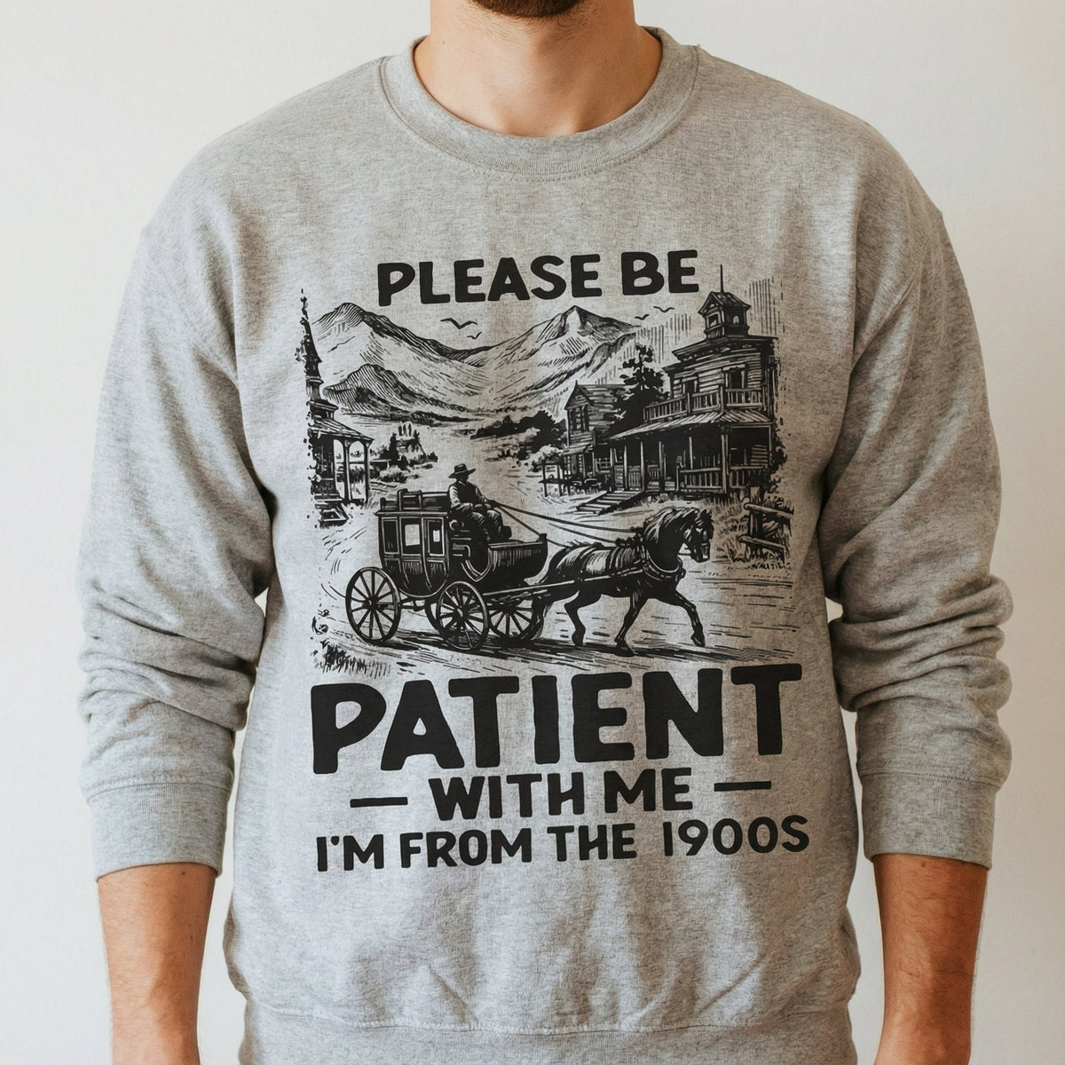 I Am From the 1900s Funny Men’s T-Shirt – Vintage Humor Tee product image 1