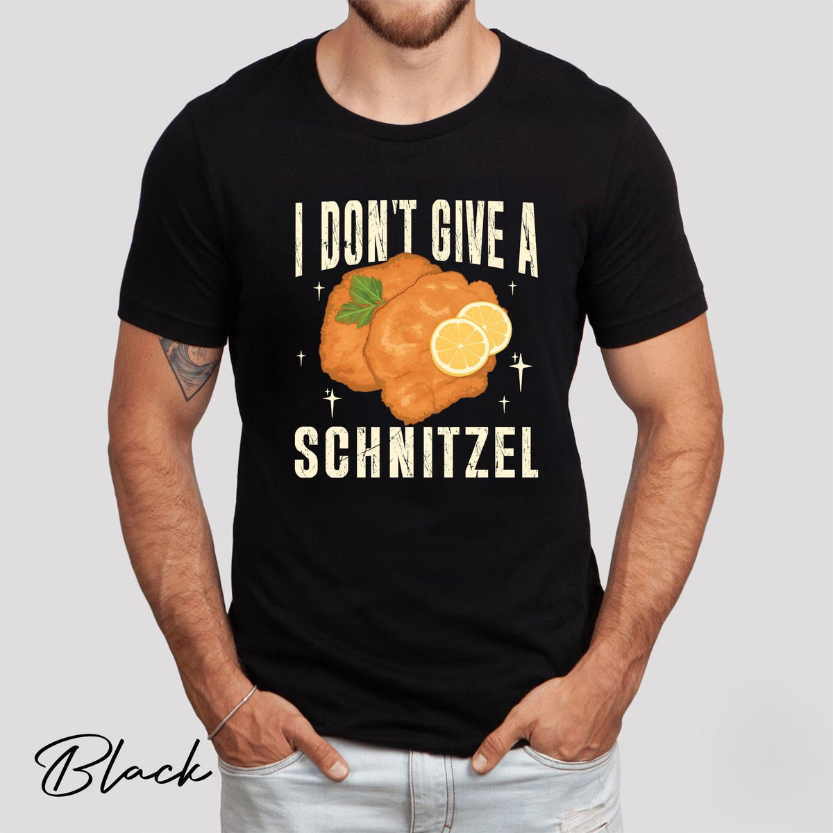 I Don’t Give a Schnitzel Christmas Sweatshirt – Funny A product image 5