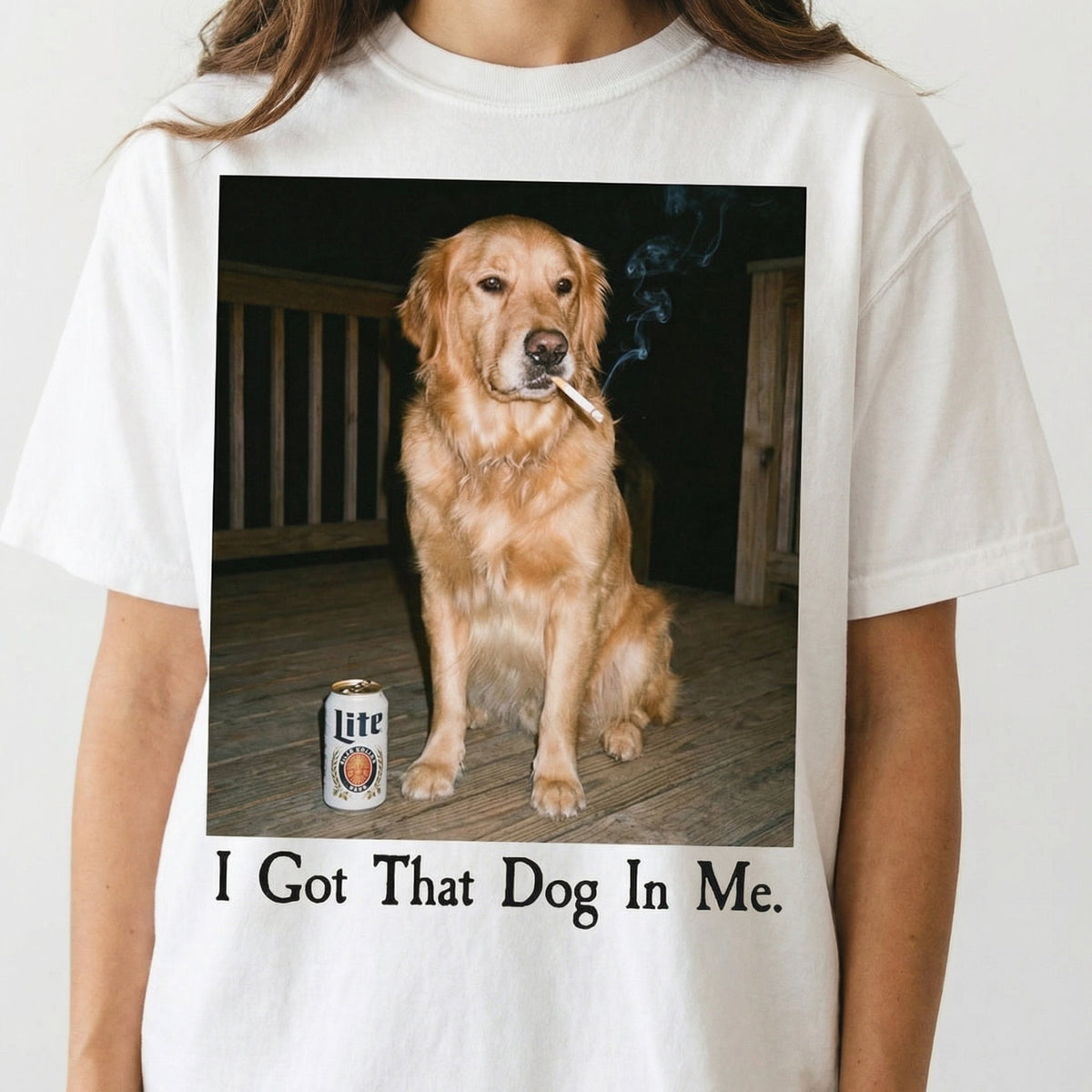 I Got That Dog In Me Graphic T-Shirt - Funny Golden product image 1