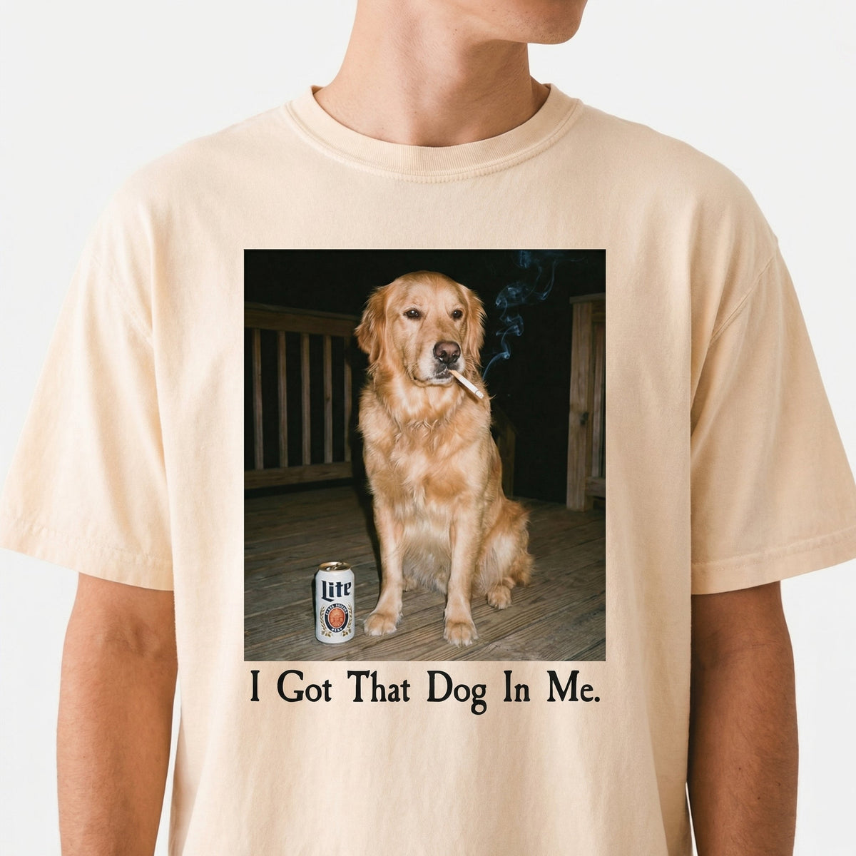 I Got That Dog In Me Graphic T-Shirt - Funny Golden product image 5