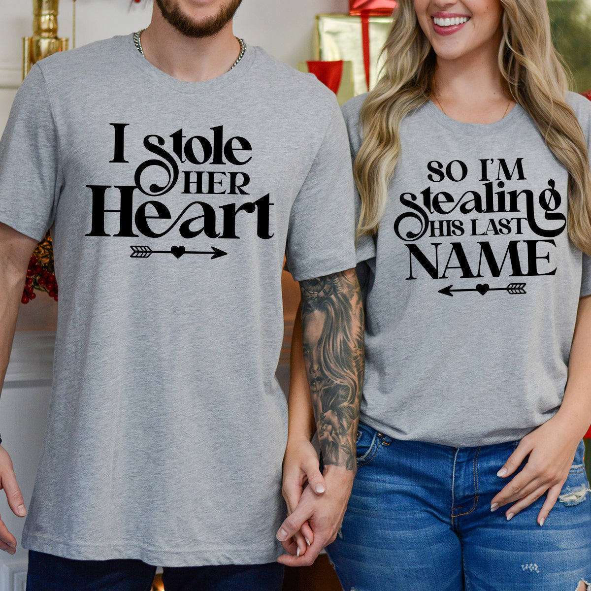 I Stole Her Heart So I'm Stealing His Last Name Matching product image 4