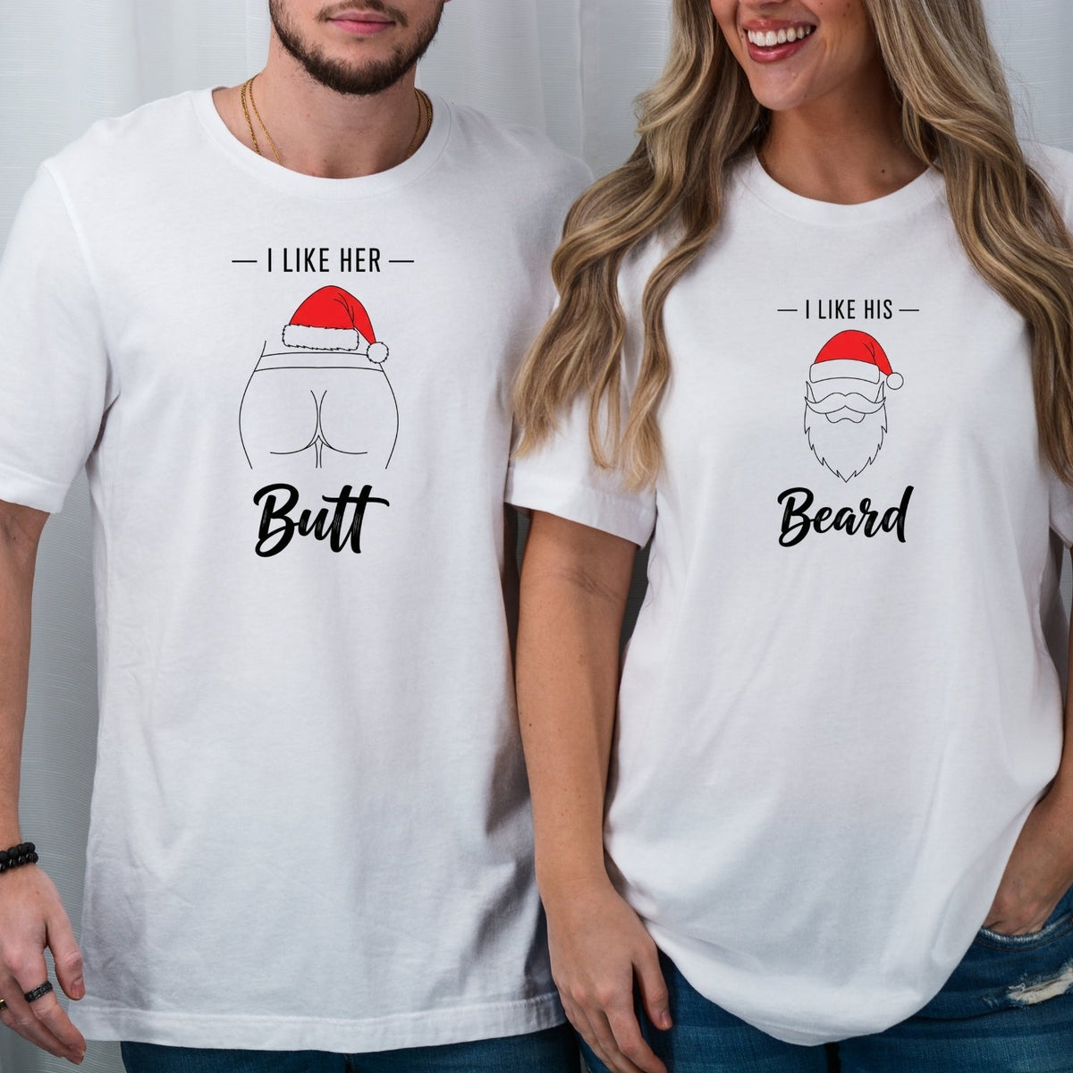 I Like His Beard I Live Her Butt Matching T-Shirts For product image 5