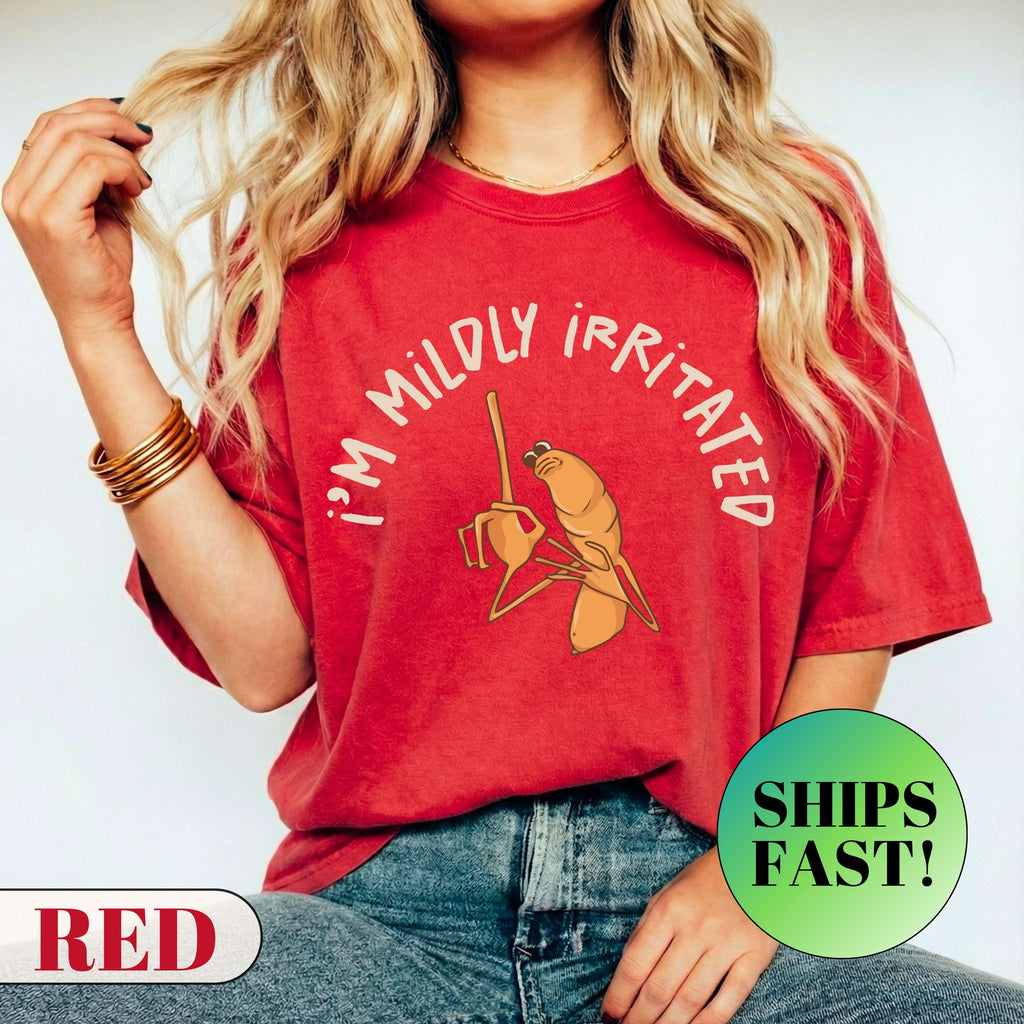 I’m Mildly Irritated Shirt – Marcus The Worm Meme Tee – product image 5