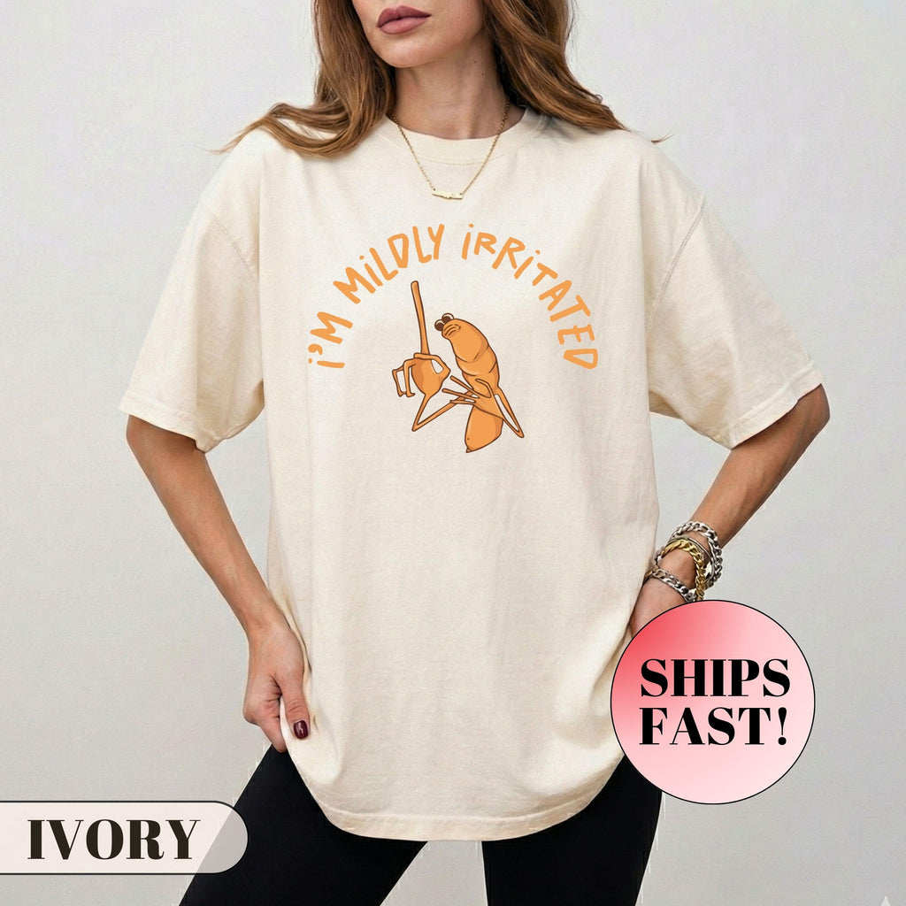 I’m Mildly Irritated Shirt – Marcus The Worm Meme Tee – product image 4