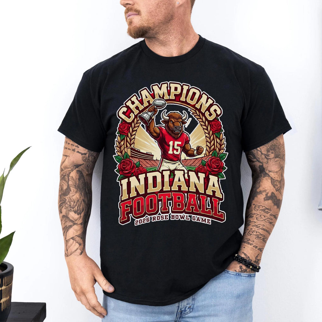 Indiana Football Champions T-Shirt – College Fan Graphic Tee product image 2