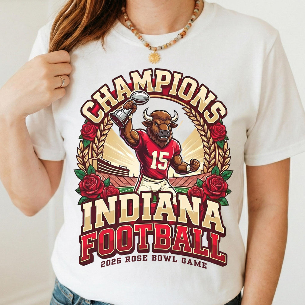 Indiana Football Champions T-Shirt – College Fan Graphic Tee product image 4