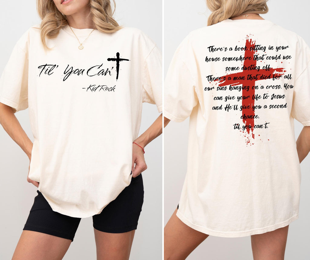 Kid Rock Til You Can't Faith Cross Country Music Shirt – product image 2