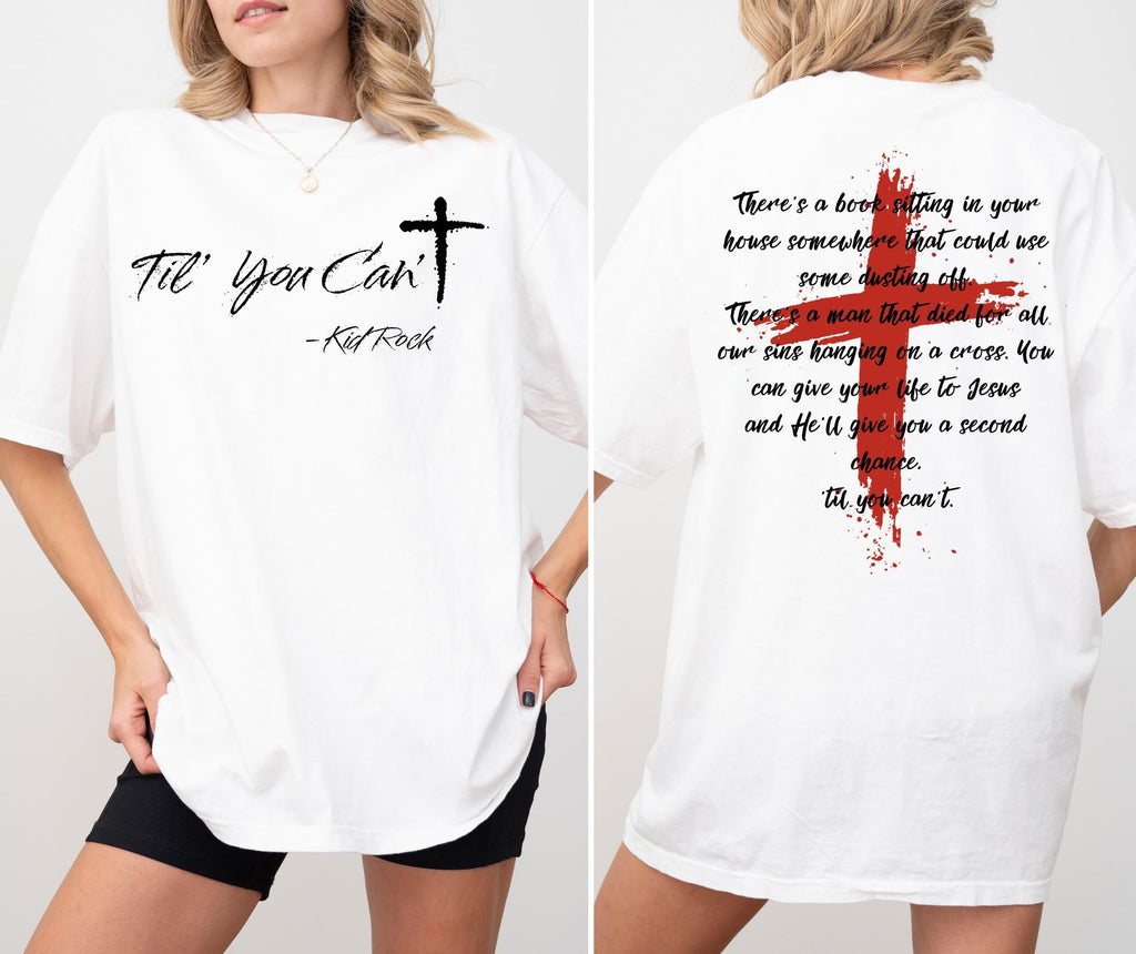 Kid Rock Til You Can't Faith Cross Country Music Shirt – product image 3