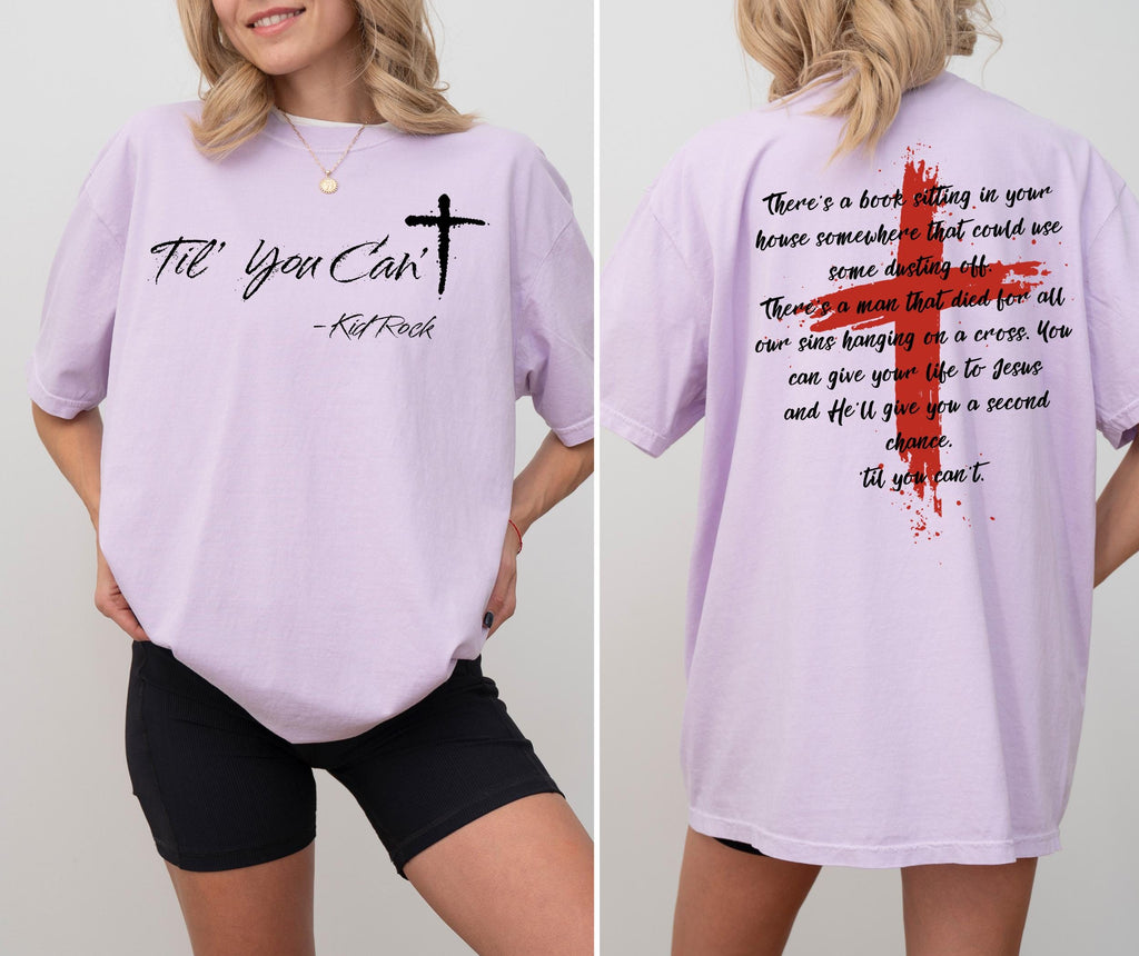 Kid Rock Til You Can't Faith Cross Country Music Shirt – product image 4