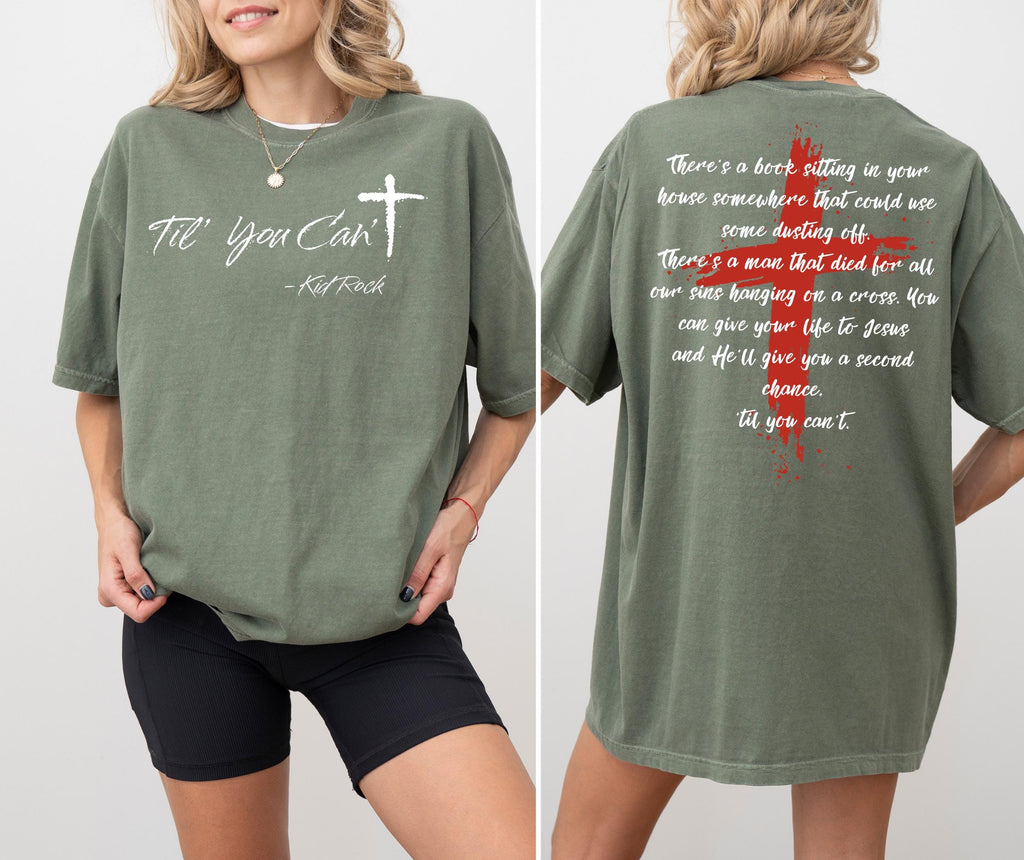 Kid Rock Til You Can't Faith Cross Country Music Shirt – product image 5