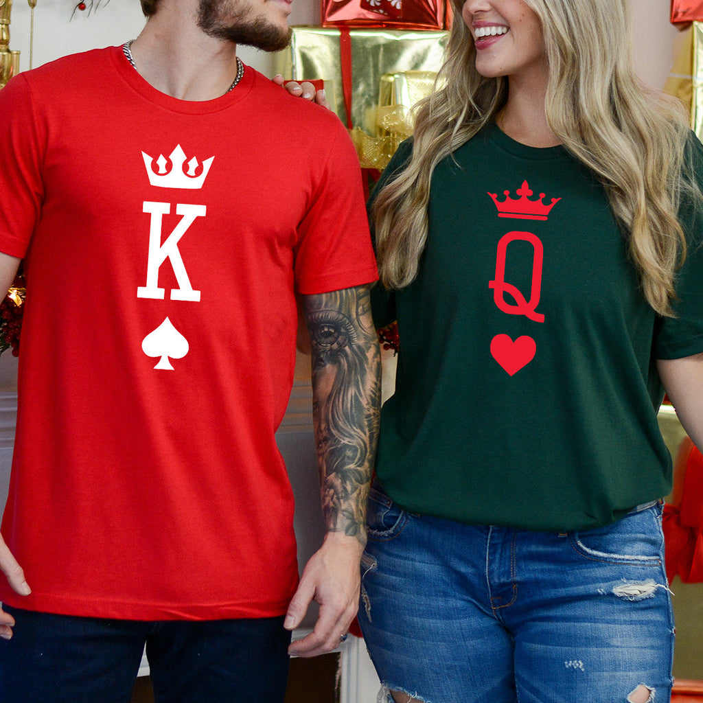 King x Queen Symbol Matching T-Shirts For Couples product image 4