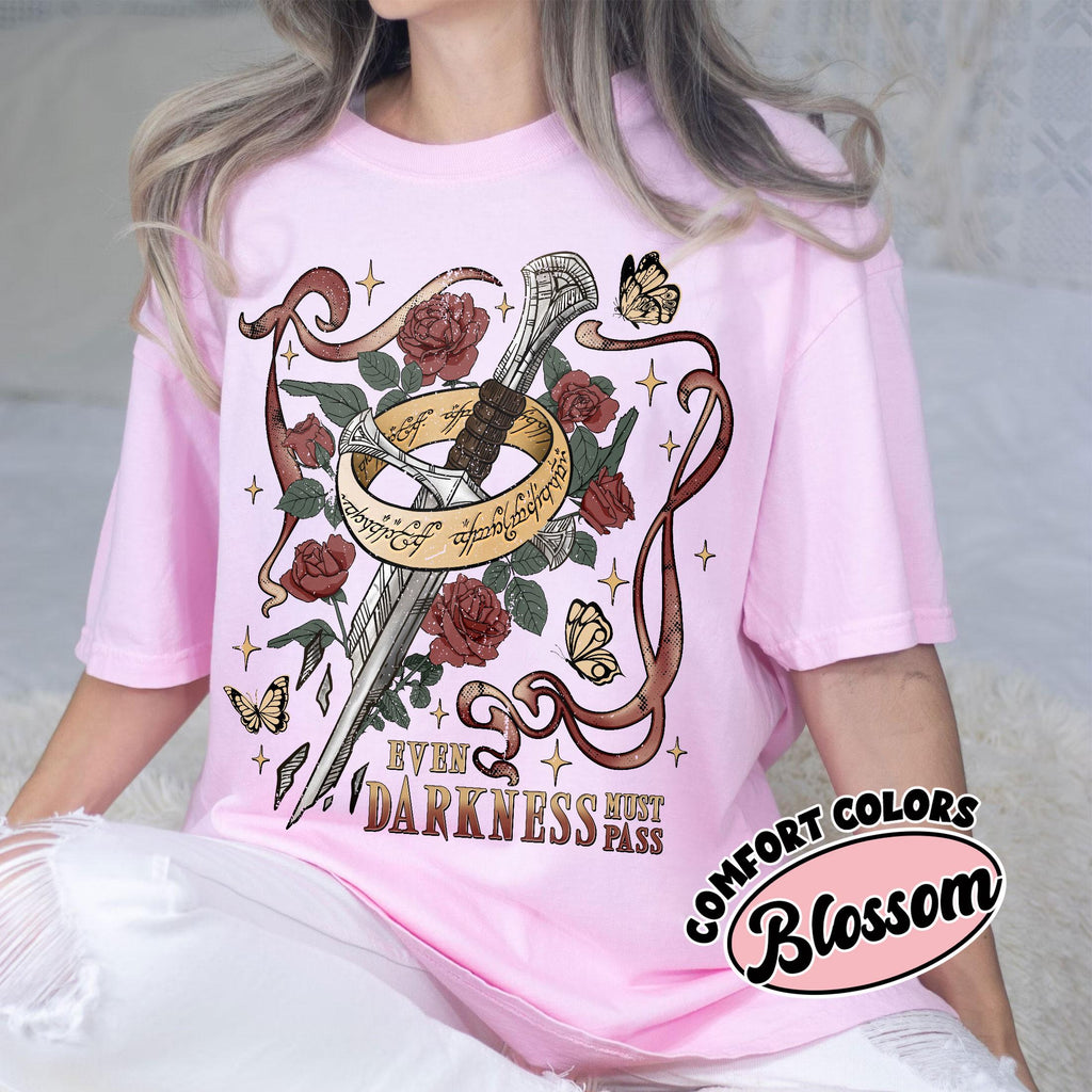 Fantasy Quote Shirt – I Am No Man Tee – Even Darkness Must product image 3