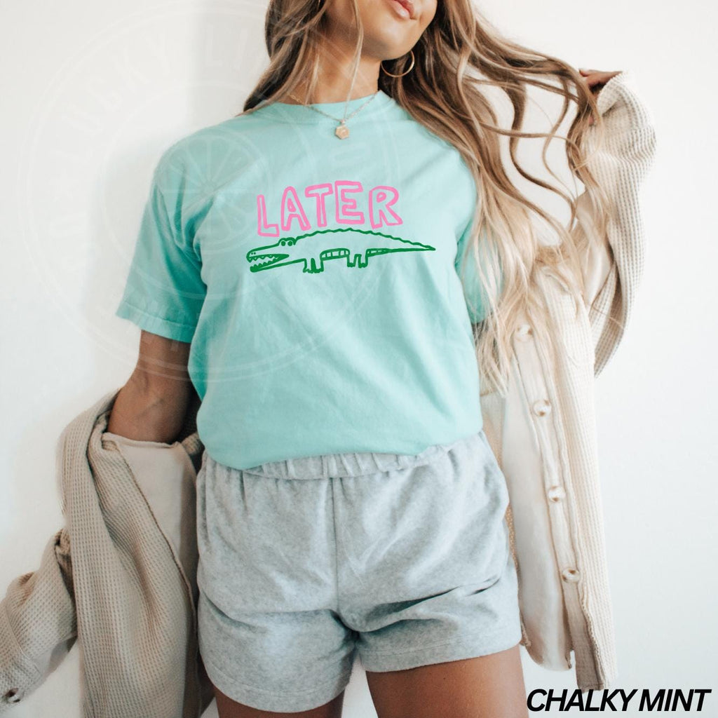 Funny Later Gator T-Shirt – Sarcastic Animal Humor Tee product image 1