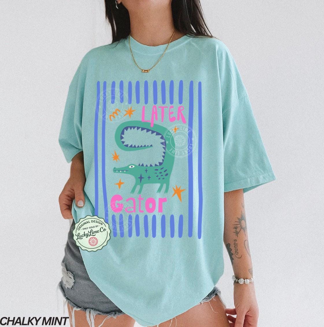 Later Gator Funny T-Shirt – Sarcastic Alligator Graphic Tee product image 4
